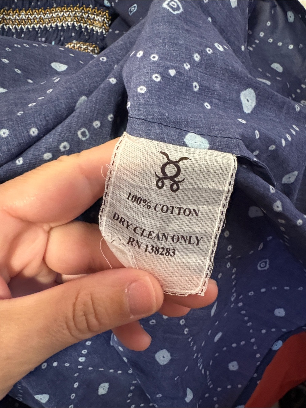 Figue Peony Dress in Kizzy Navy SZ XS NWT - Picture 5 of 5